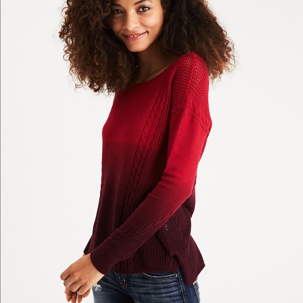 AE SOFTEST STITCHIX SWEATER